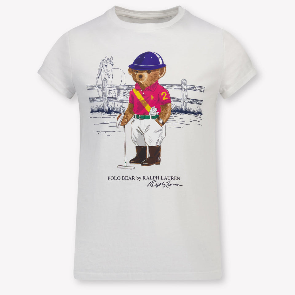 Ralph Lauren Kinder Jongens T-Shirt In Wit