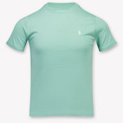 Ralph Lauren Kids Boys T-Shirt In Light Green