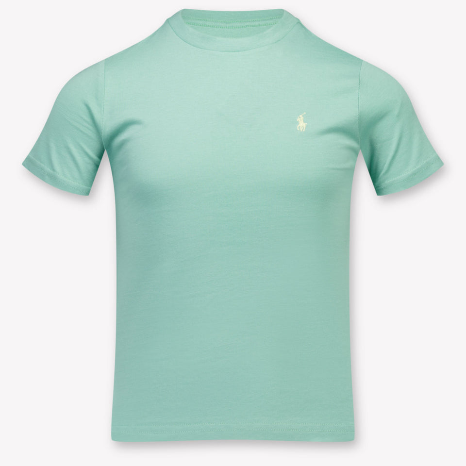 Ralph Lauren Kids Boys T-Shirt In Light Green