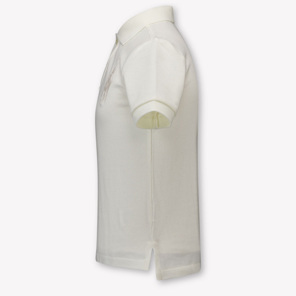 Ralph Lauren Kinder Jongens Polo In Wit