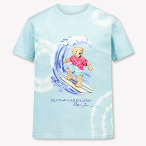 Ralph Lauren Kinder Jongens T-Shirt In Turquoise