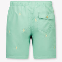 Ralph Lauren Kinder Jongens Zwemkleding In Licht Groen