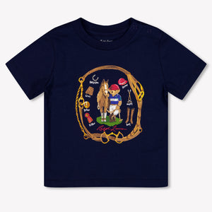 Ralph Lauren Baby Boys T-Shirt In Navy