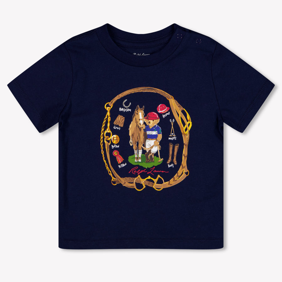 Ralph Lauren Baby Boys T-Shirt In Navy
