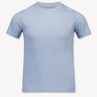 Ralph Lauren Kids Boys T-Shirt In Light Blue