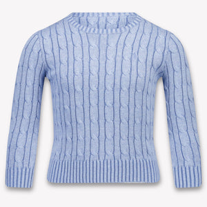 Ralph Lauren Kinder Jongens Trui In Licht Blauw