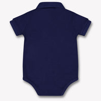 Ralph Lauren Baby Unisex Romper In Navy