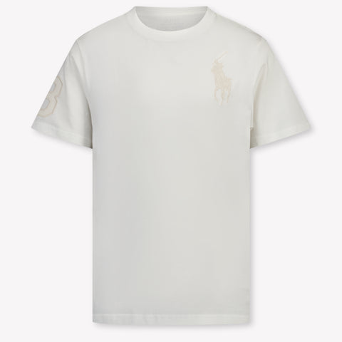 Ralph Lauren Kids Boys T-Shirt In White