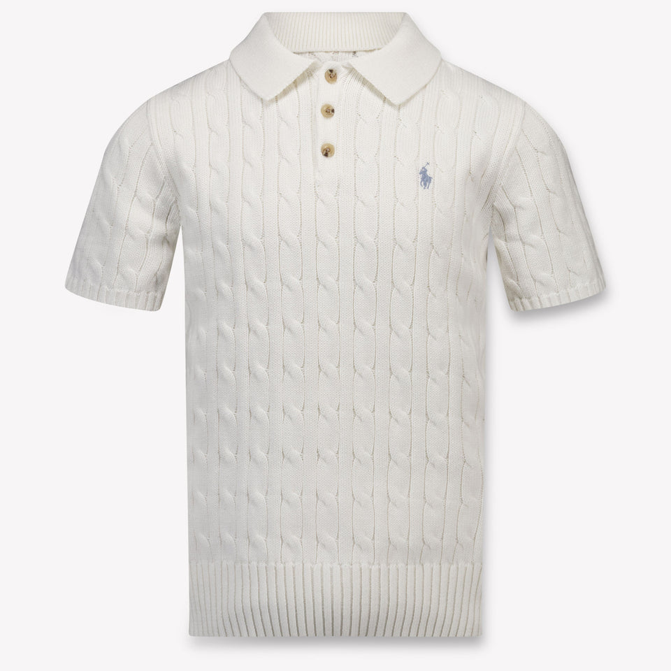 Ralph Lauren Kinder Jongens Polo In Wit