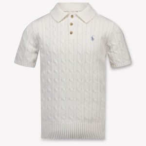 Ralph Lauren Kinder Jongens Polo In Wit