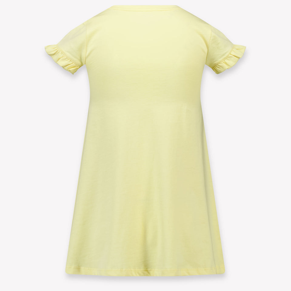 Ralph Lauren Kids Girls Dress In Yellow