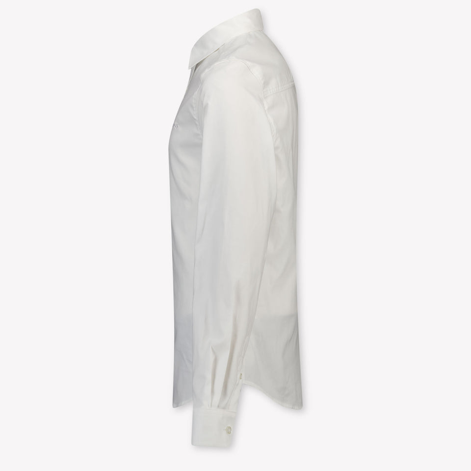 Boss Kids Boys Blouse In White