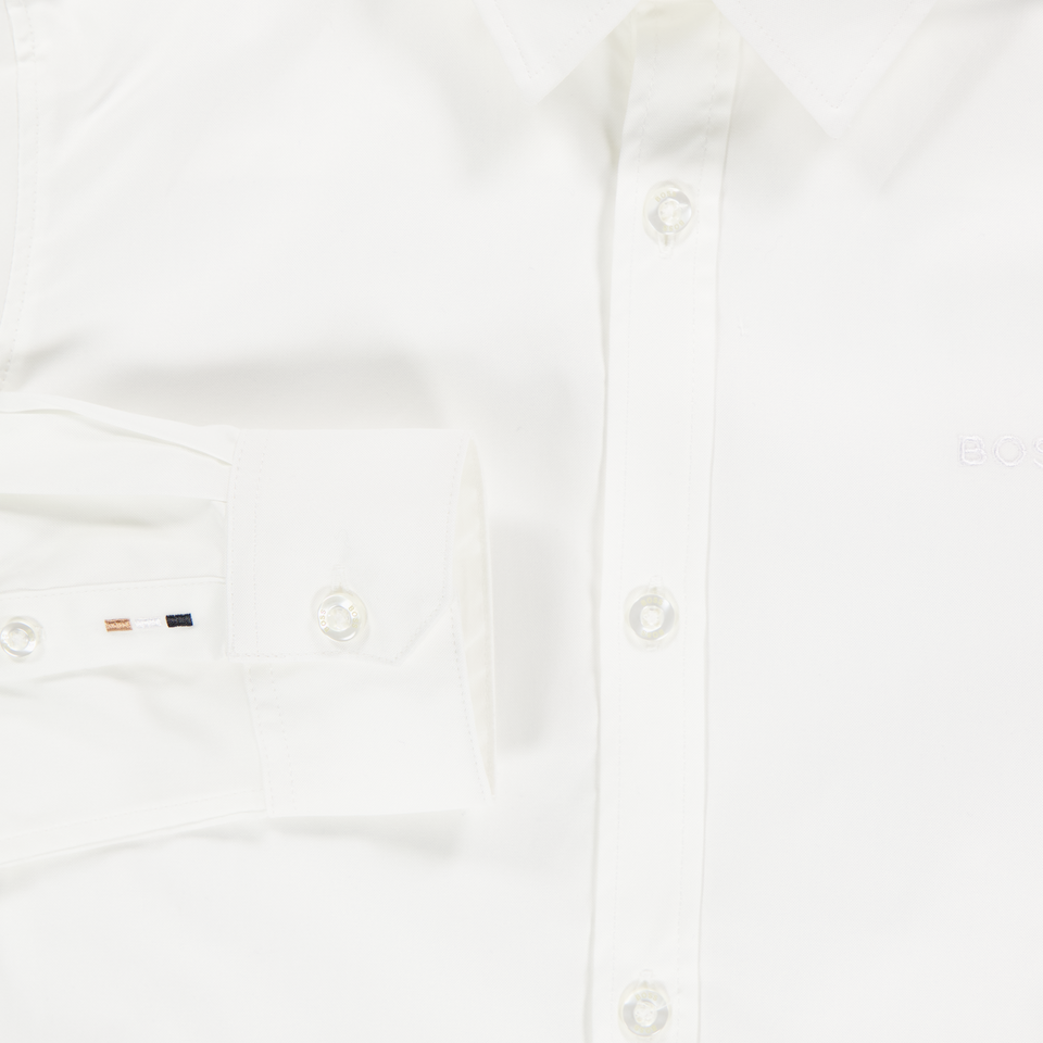 Boss Kids Boys Blouse In White