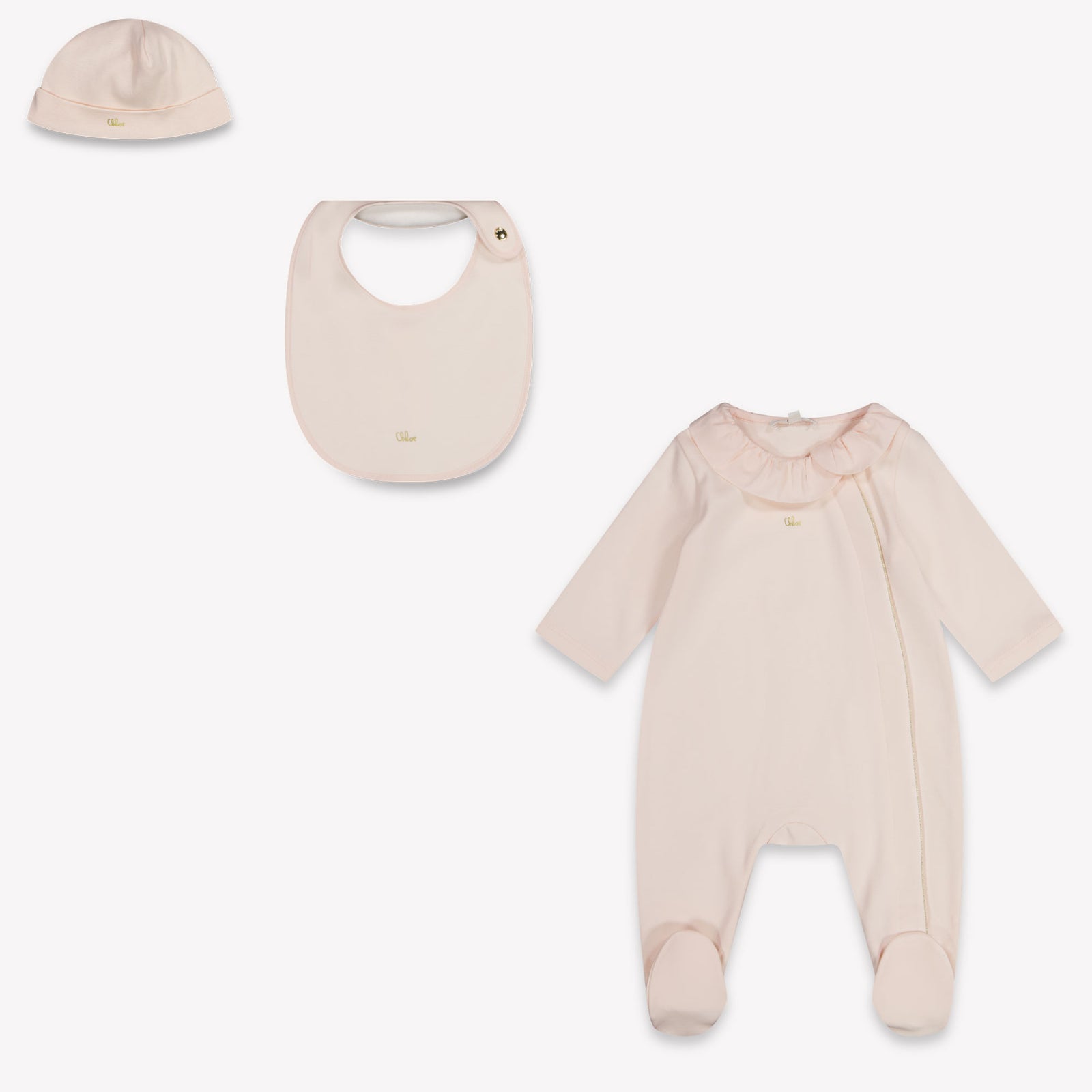 Chloe Baby Girls Playsuit In Light Pink