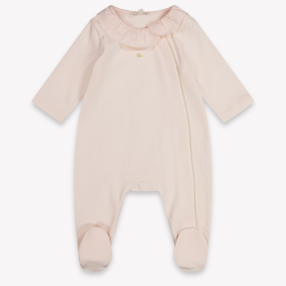 Chloe Baby Girls Playsuit In Light Pink