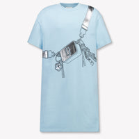 Marc Jacobs Kinder Meisjes Jurk In Licht Blauw