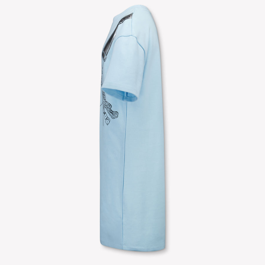 Marc Jacobs Kinder Meisjes Jurk In Licht Blauw