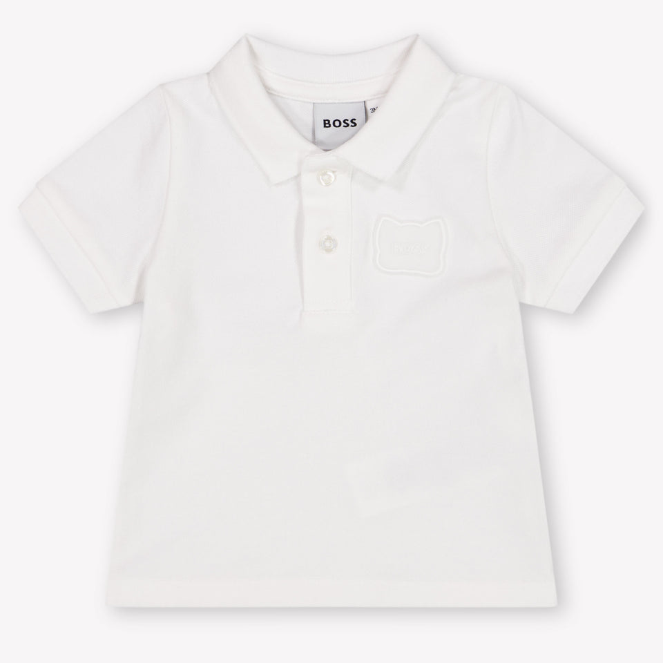 Boss Baby Boys Polo In White