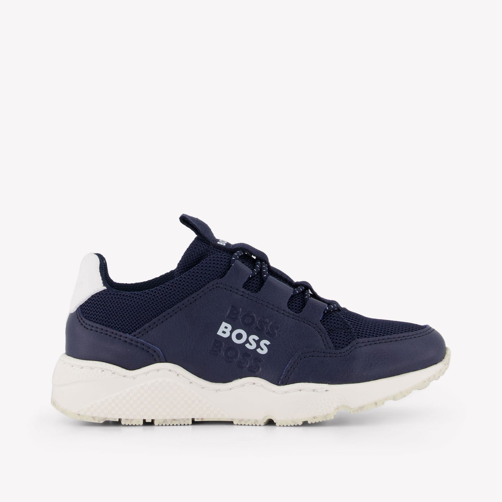 Boss Jongens Sneakers In Navy