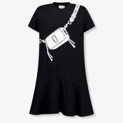 Marc Jacobs Kids Girls Dress In Black
