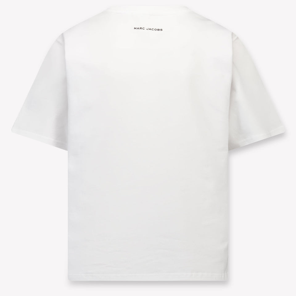 Marc Jacobs Kids Girls T-Shirt In White