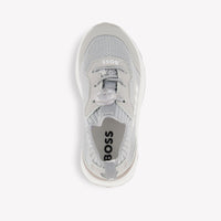 Boss Jongens Sneakers In Grijs