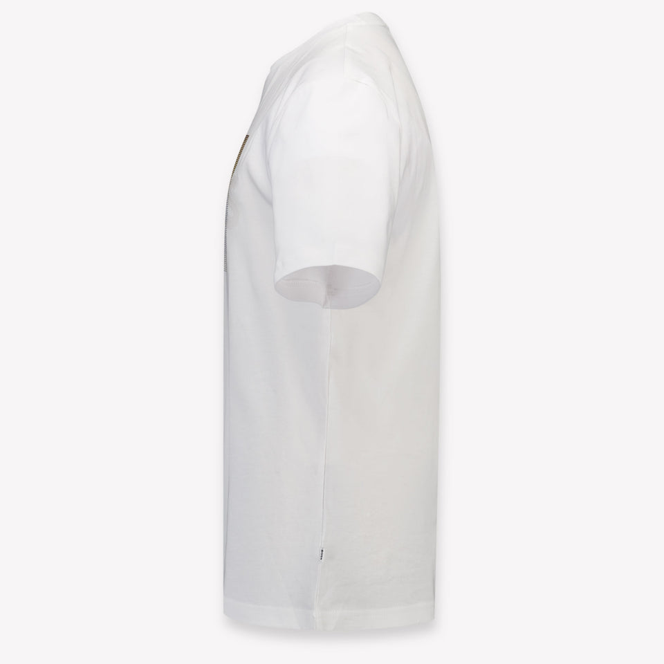 Boss Kinder Jongens T-Shirt In Wit