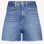 Chloe Kids Girls Shorts In Jeans