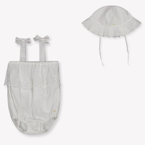 Chloe Baby Girls Set In White