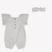 Chloe Baby Girls Set In White