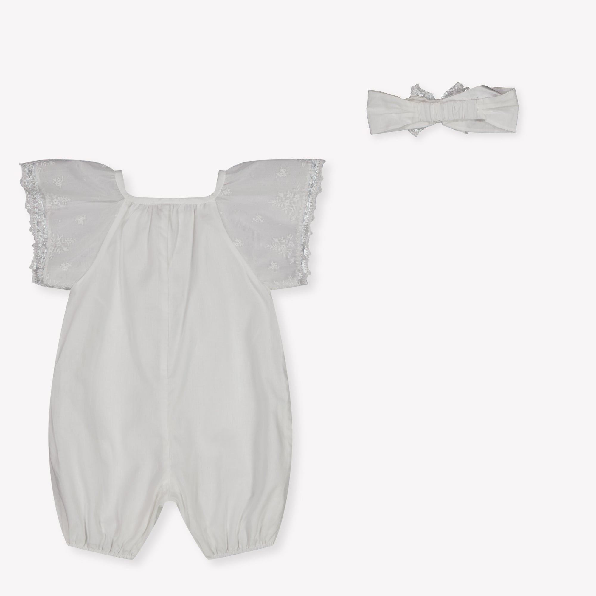 Chloe Baby Girls Set In White
