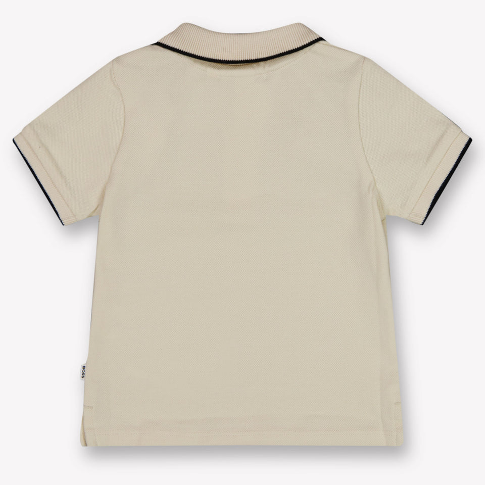 Boss Baby Boys Polo In Light Beige