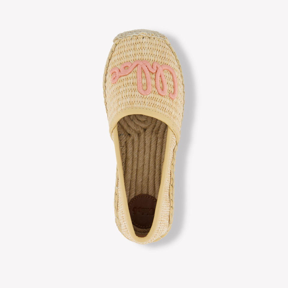 Chloe Meisjes Schoenen In Licht Beige