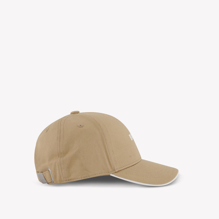 Boss Kinder Jongens Pet In Beige