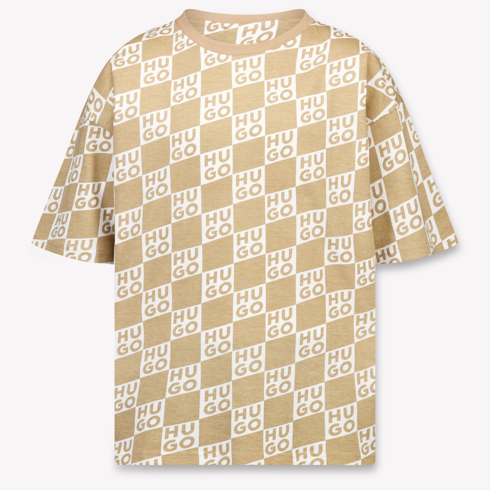 HUGO Kids Boys T-Shirt In Beige