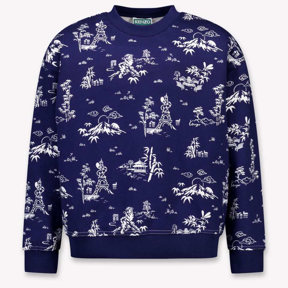 Kenzo Kids Kinder Jongens Trui In Navy