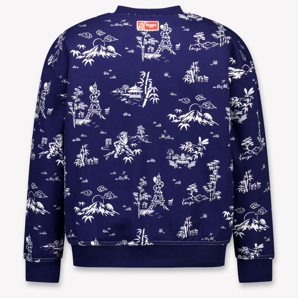 Kenzo Kids Kinder Jongens Trui In Navy