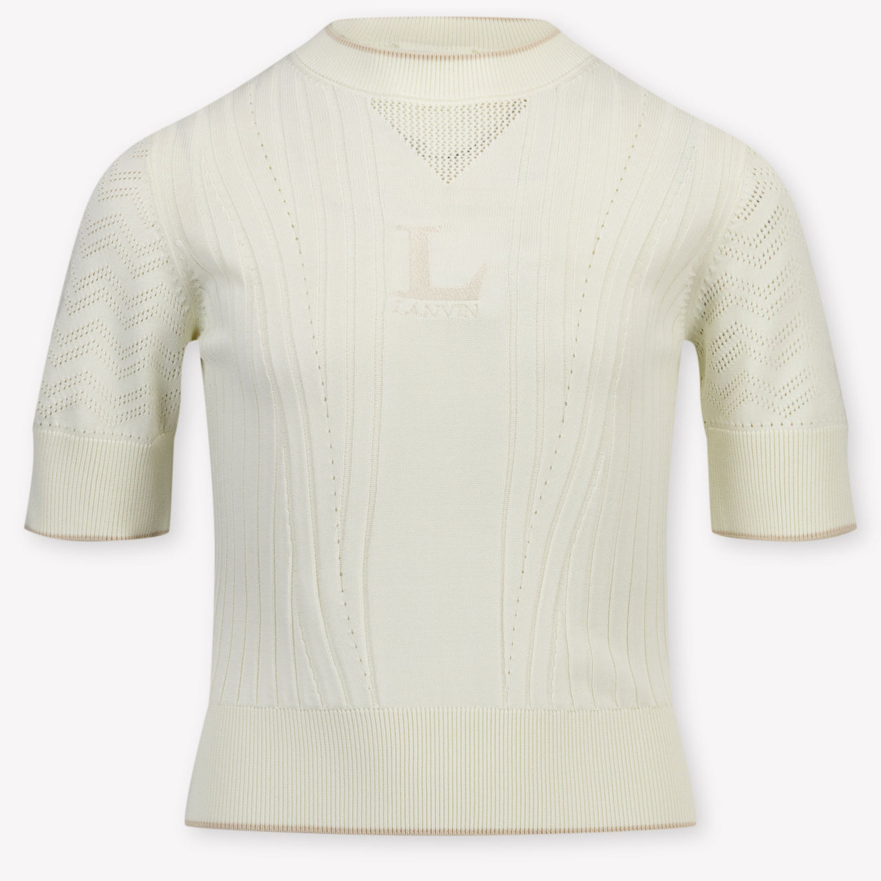 Lanvin Kids Girls T-Shirt in Ecru