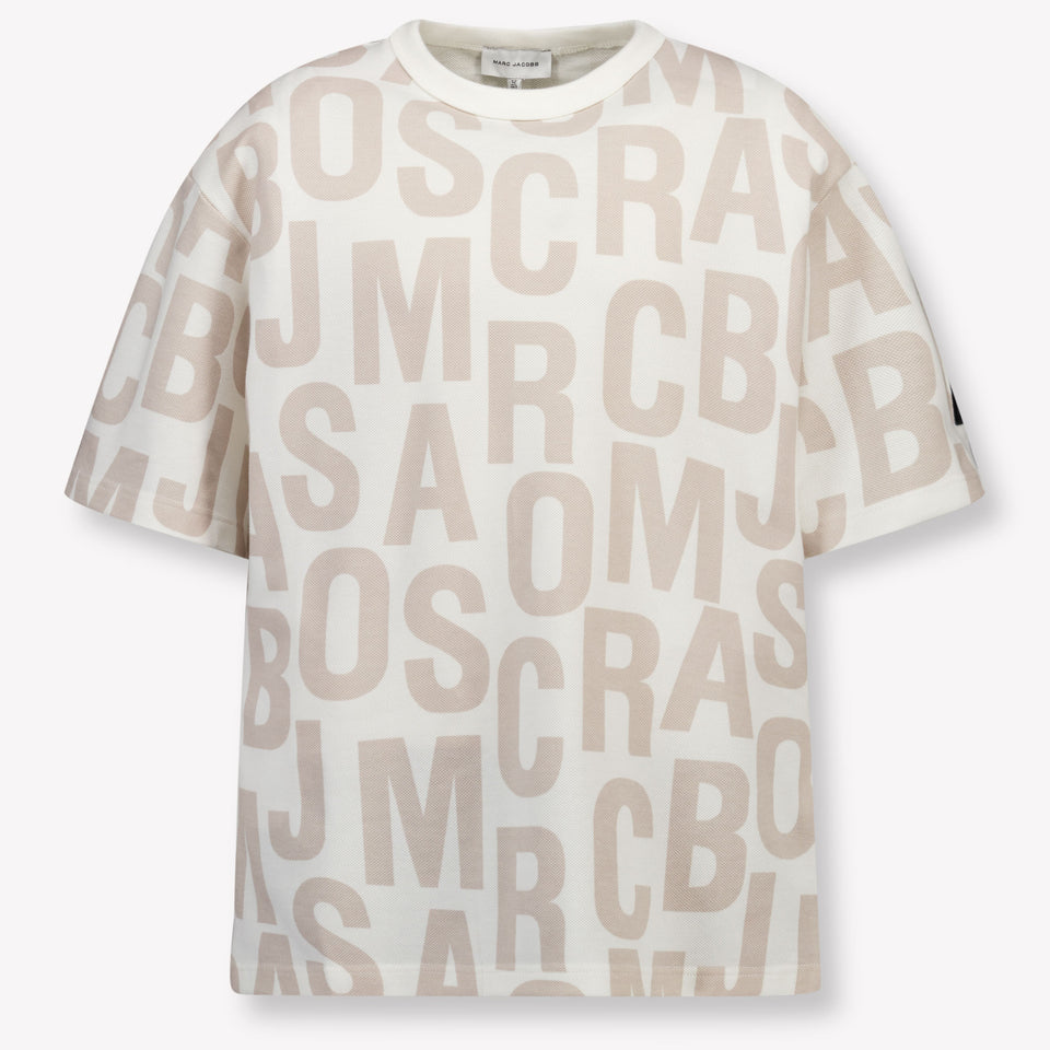 Marc Jacobs Kinder Jongens T-Shirt In Wit