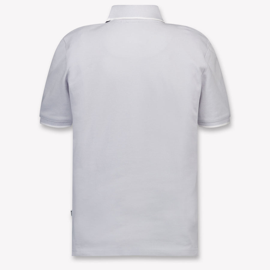 Boss Kinder Jongens Polo In Licht Blauw