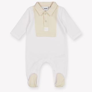 Boss Baby Boys Playsuit In White