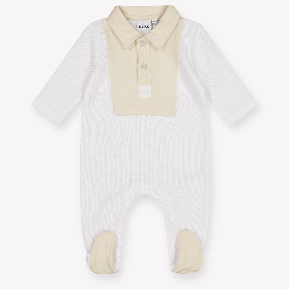 Boss Baby Boys Playsuit In White