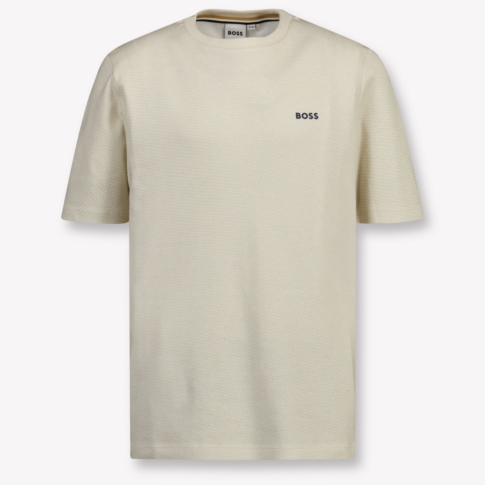 Boss Kinder Jongens T-Shirt In Licht Beige