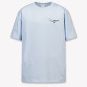 Givenchy Kinder Jongens T-Shirt In Licht Blauw