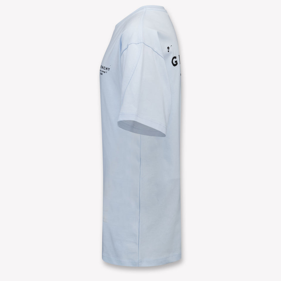Givenchy Kinder Jongens T-Shirt In Licht Blauw