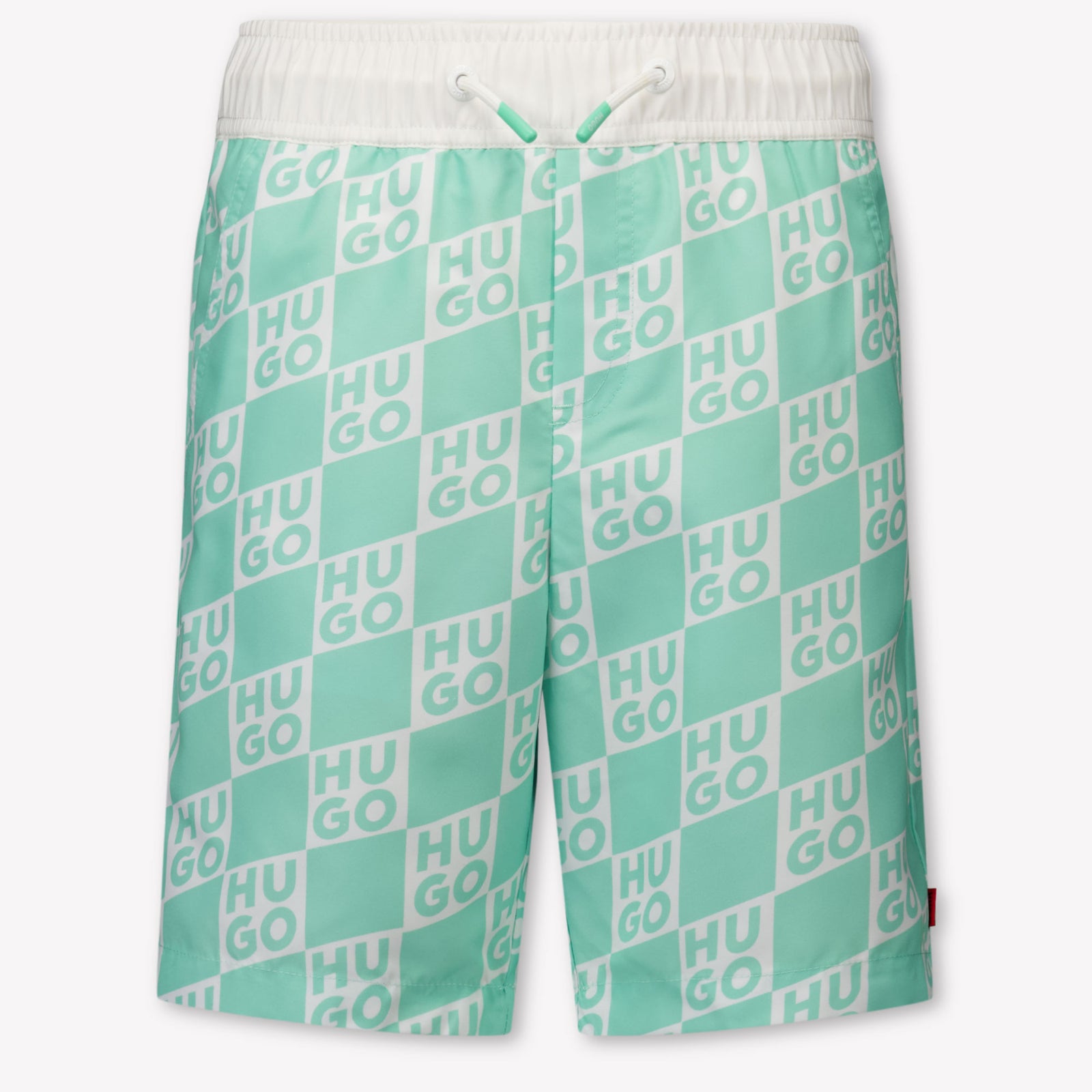 HUGO Kids Boys Swimwear In Mint