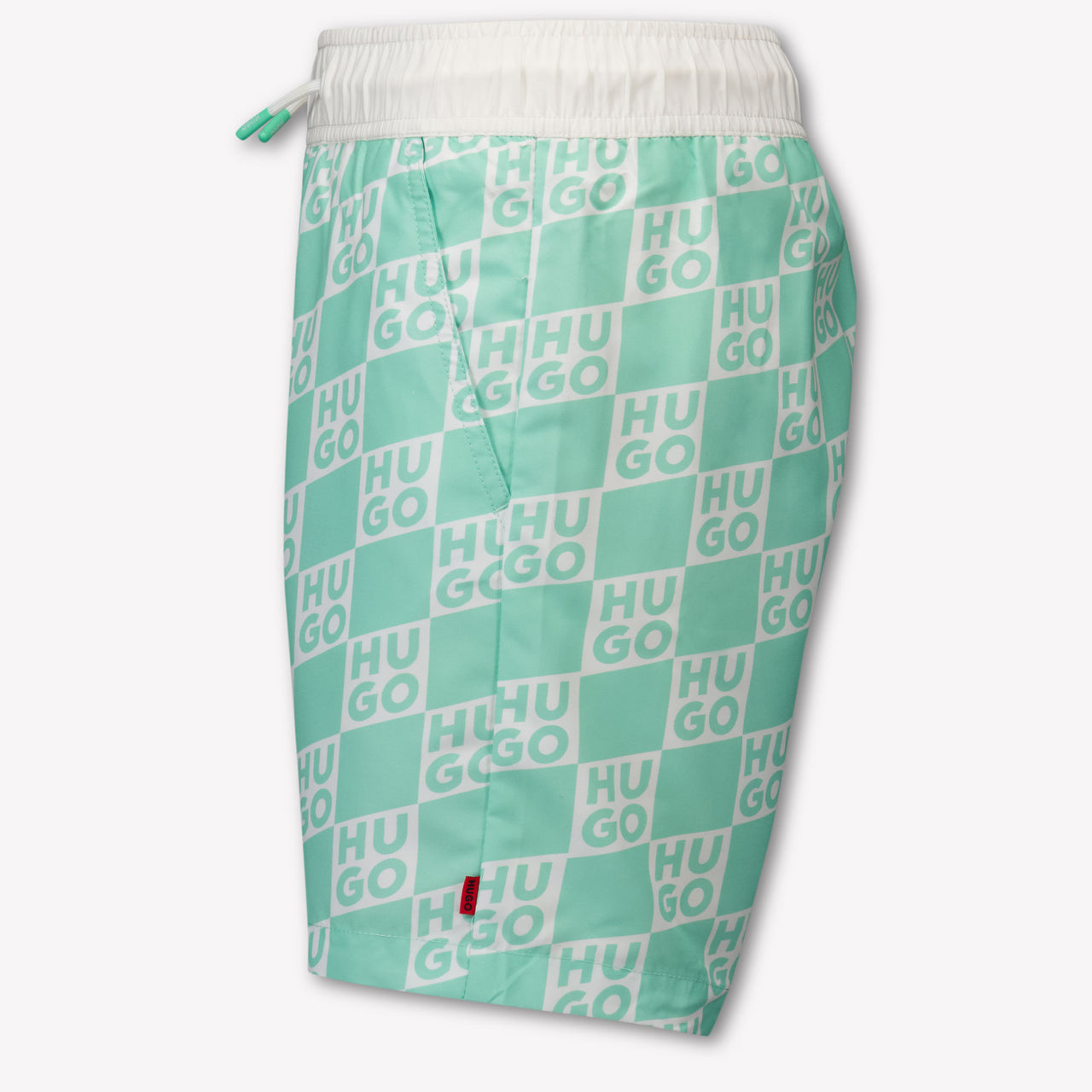 HUGO Kids Boys Swimwear In Mint