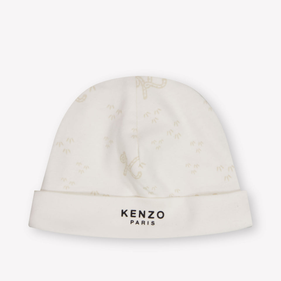 Kenzo Kids Baby Boys Playsuit In OffWhite