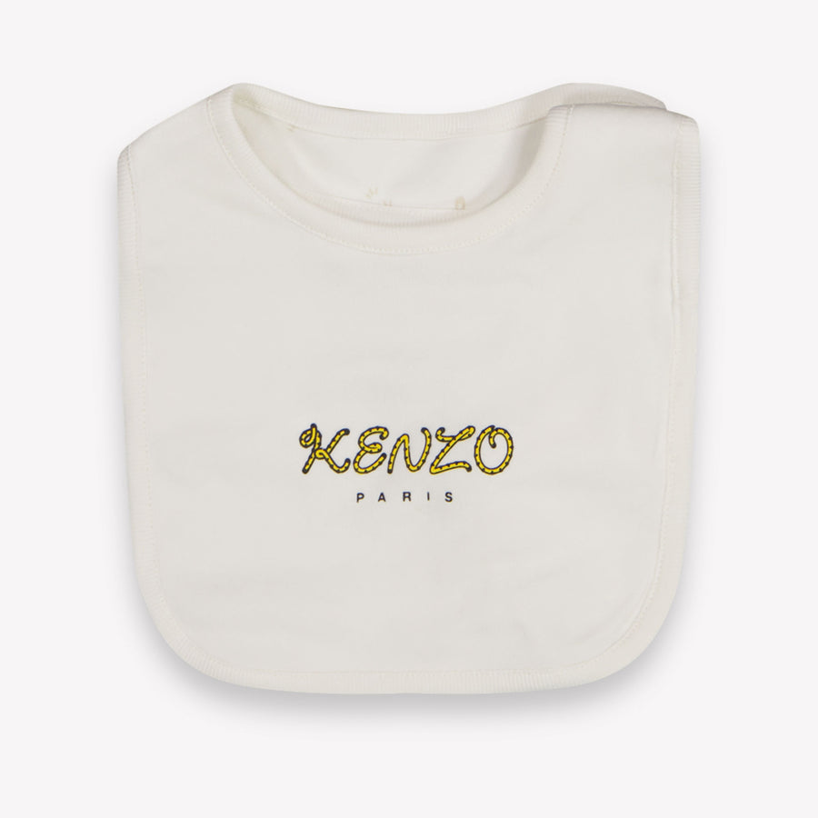Kenzo Kids Baby Boys Playsuit In OffWhite