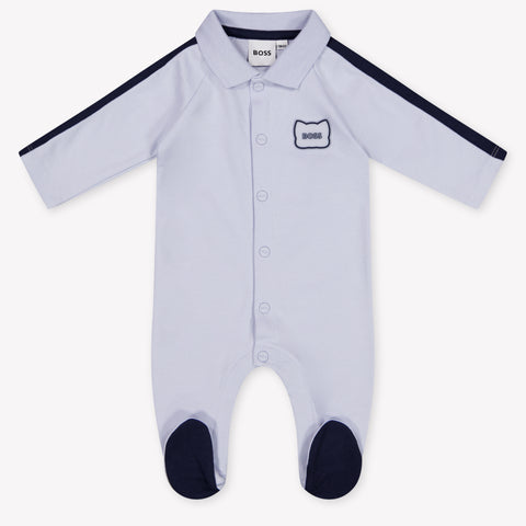Boss Baby Boys Playsuit In Light Blue